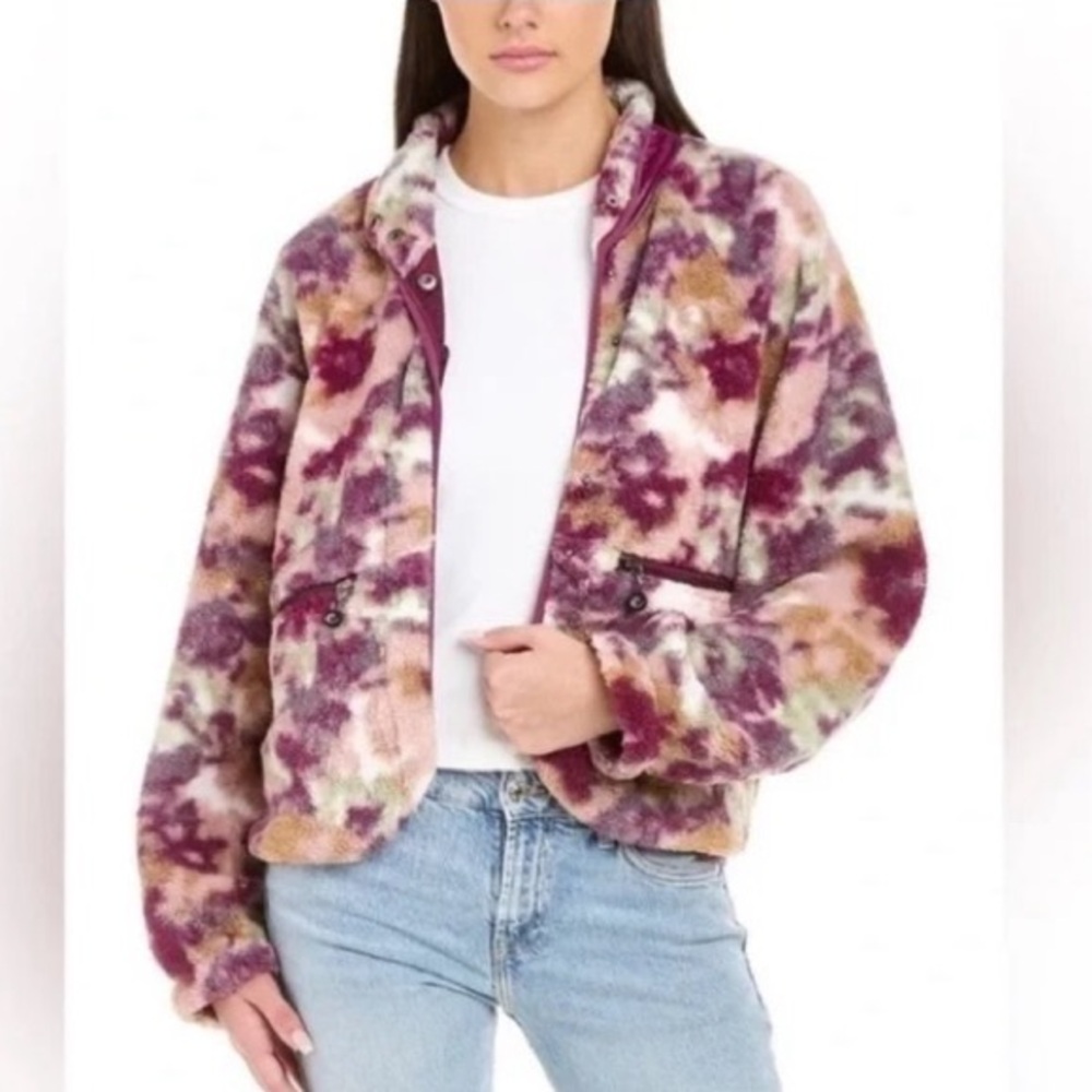 LAST CHANCE | Johnny Was Calme Floral Fleece Sherpa Jacket